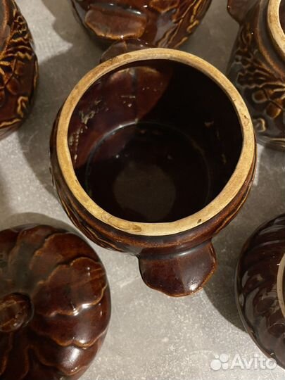 Горшок керамический для запекания 9 шт