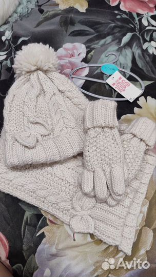 Комплект шапка и шарф