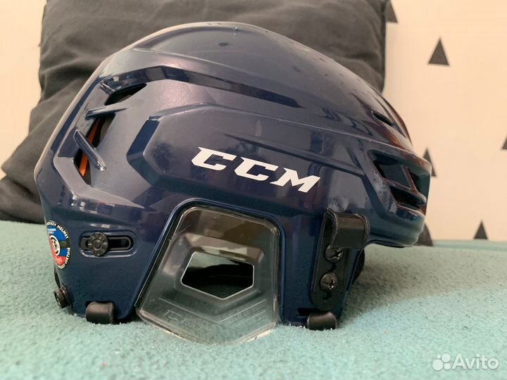 Шлем хоккейный ccm tacks 710 sr s синий