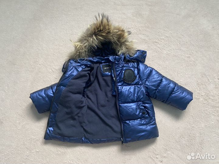 Зимний костюм для мальчика Moncler 80 пуховик