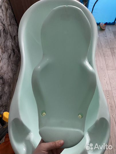 Ванночка детская с горкой на подставке