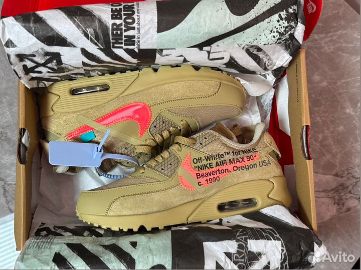 Кеды Off-White x Nike Air Max 90 