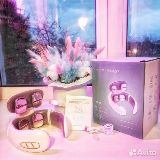 Массажер для шеи и спины импульсный с подогревом
