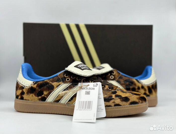 Кеды Adidas samba leopard