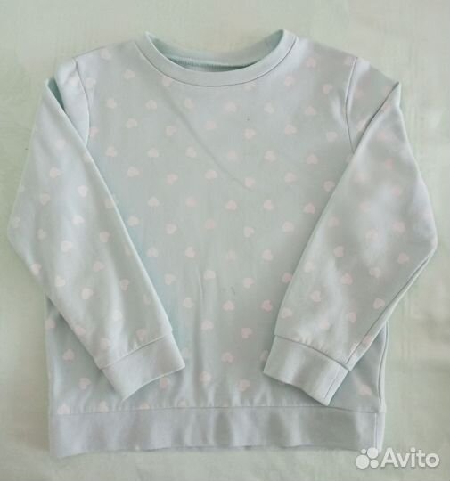 Лонгслив для девочки, рост 116