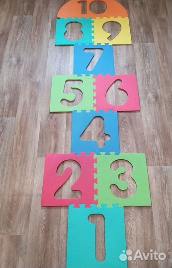Отдам бесплатно пазлы мягкие пробковые