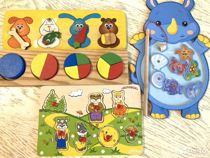 Деревянные детские игрушки