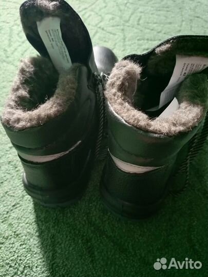 Зимние рабочие ботинки с натуральным мехом