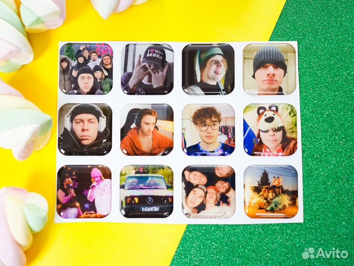 3d Наклейки оптом от 50 штук