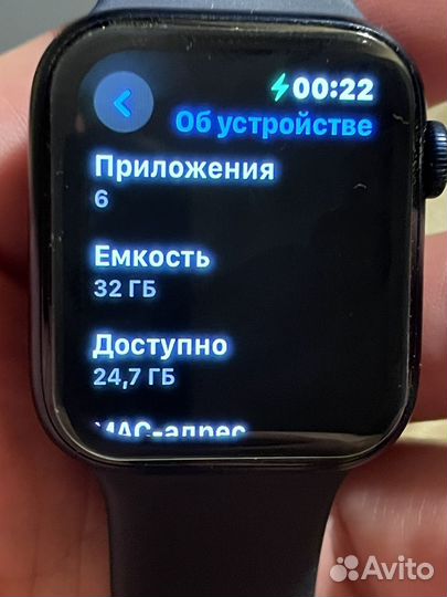 Часы apple watch 6 44 mm