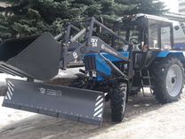 Трактор "Беларус 82.1" с коммунальным оборудование