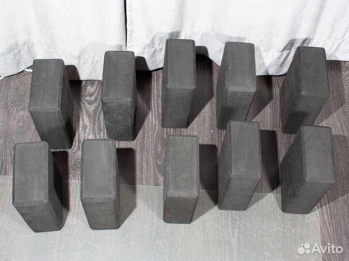 Блоки для фитнеса, кирпичики для гимнастики, 10 шт