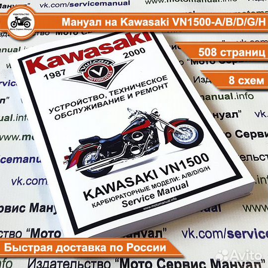 Сервис мануал на Kawasaki VN1500 Карбюратор