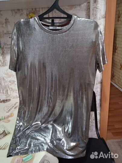 Диско ткань туника или мини- платье