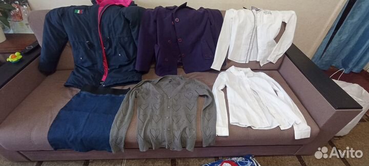 Вещи пакетом на подростка девочку