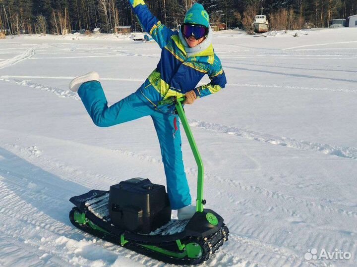 Мотосноуборд,тест драйв, обучение