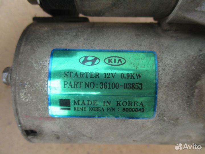 Стартер Hyundai Solaris 2 Kia RIO 4 1.4