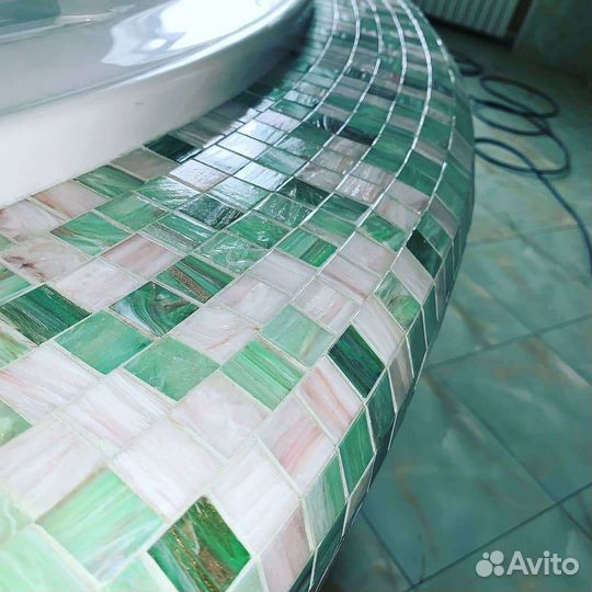Укладка керамической плитки, мозаики, гранит, мрам