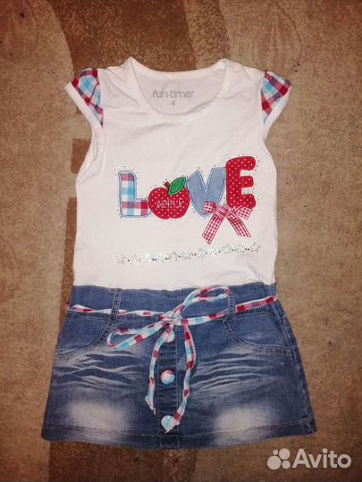 Вещи пакетом на девочку 3 - 4 года