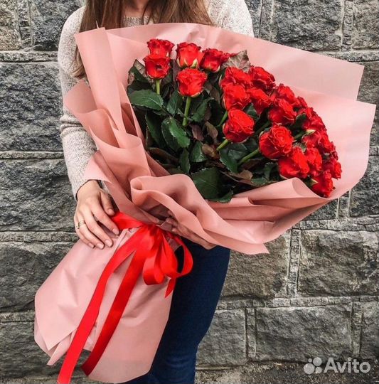 Букеты из Красных Роз. Цветы без Повода