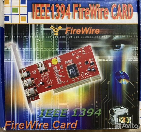 Контролер lEEE1394 FireWire card