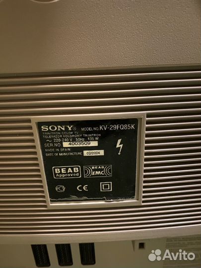 Телевизор sony trinitron