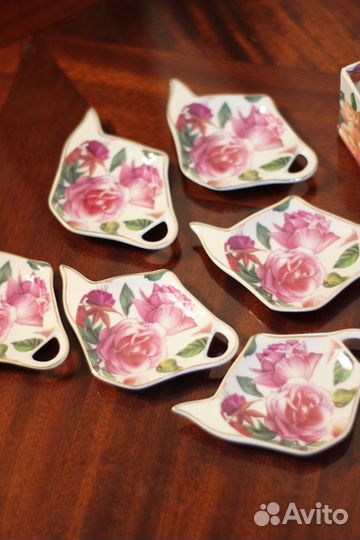 6 подставок под чайные пакетики