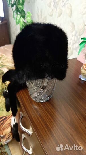 Шапка норковая женская бу