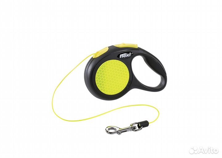Поводок-рулетка для собак Flexi New Neon XS трос