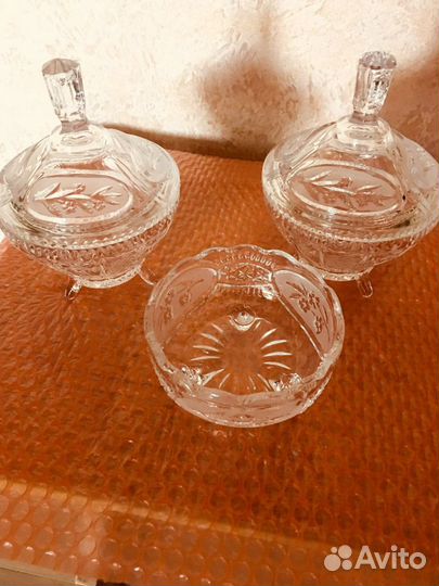 Хрусталь СССР Конфетницы