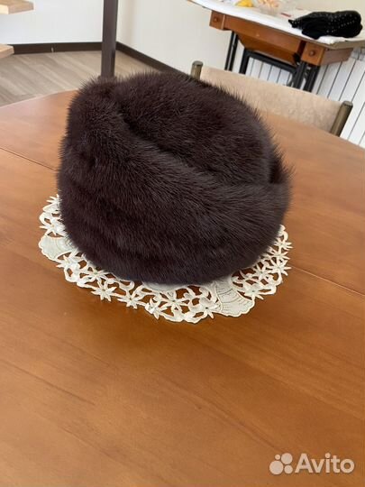 Шапка норковая новая женская
