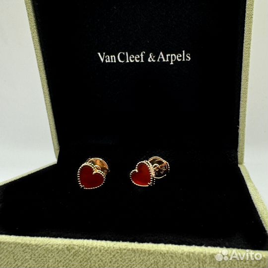 Серьги van cleef