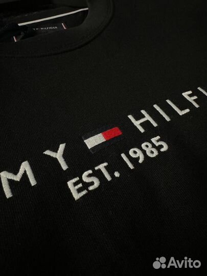 Свитшот Tommy Hilfiger 1985 черный