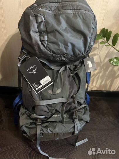 Osprey Aether Plus 70 Eclipse Grey