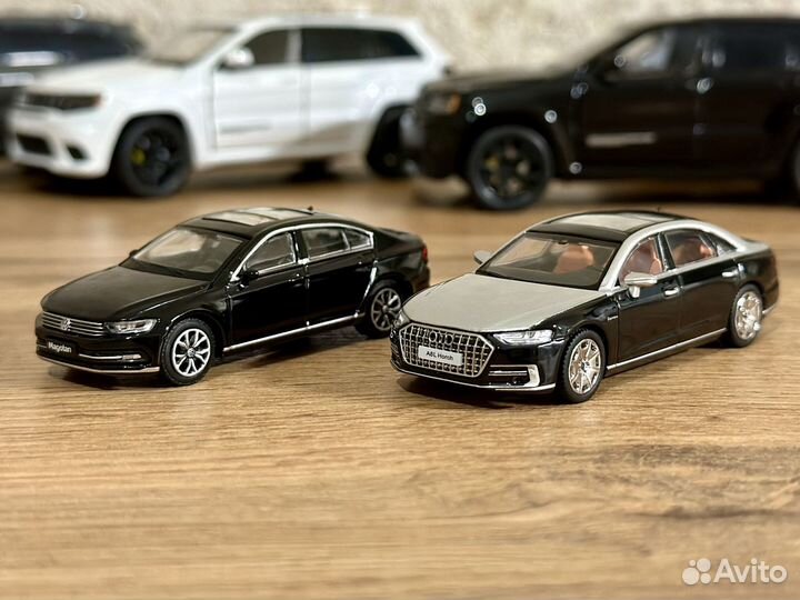 1:64 Audi A8L, Volkswagen Magotan, Touareg, Lexus