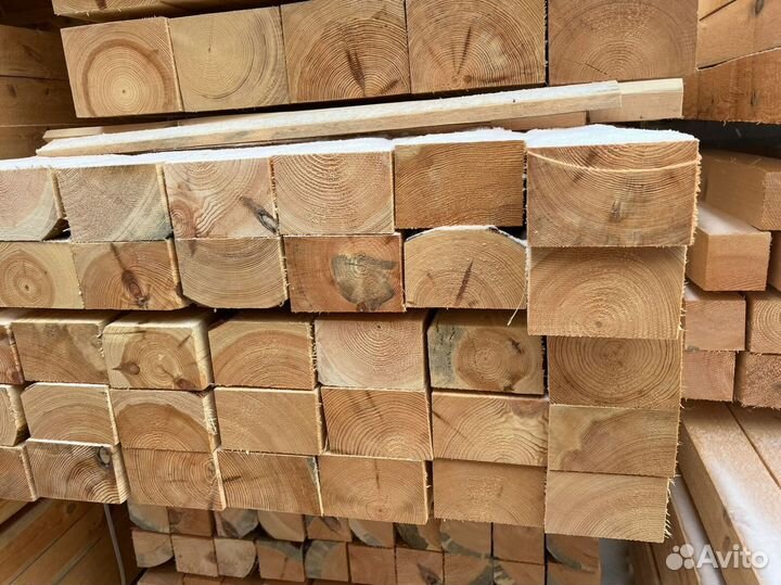 Брус обрезной 100х200х6000мм