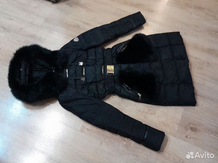 Пуховик зимний длинный женский 42 44