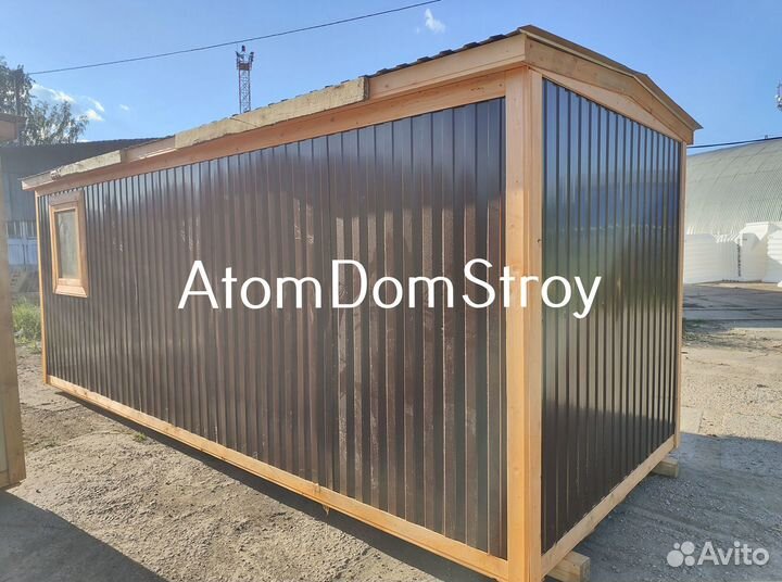 Бытовка деревянная утепленная с электрикой