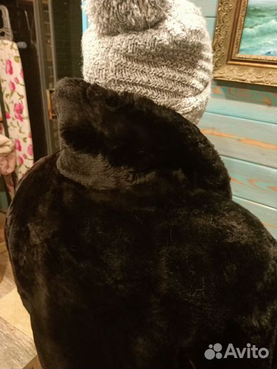 Шуба натуральная цигейковая