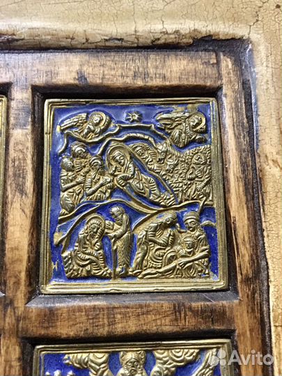 Иконы, кресты, складни старинные