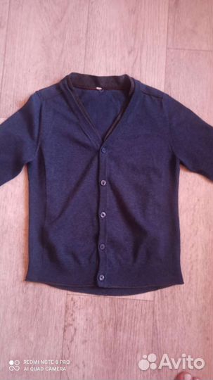 Джемпер школа и пиджак-косуха с начесом р 134