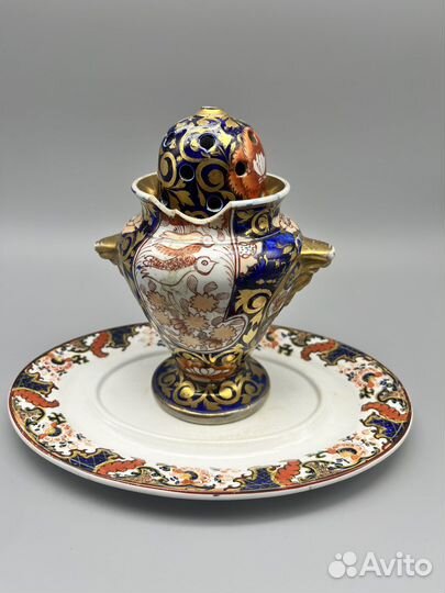 Ваза попурри 19 век Англия