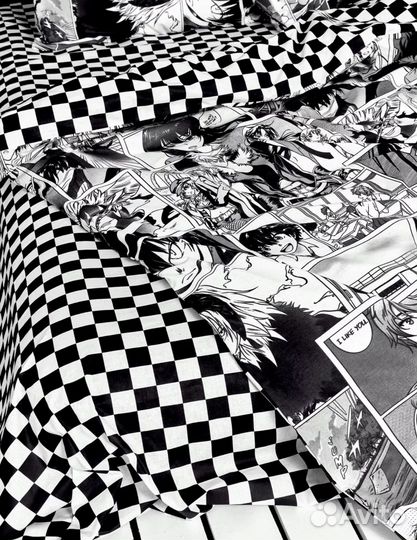 Постельное бельё аниме 1.5 бу