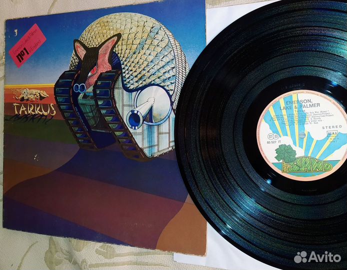 ELP Tarkus 1971 Оригинал Germany LP