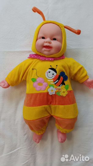 Пупс хохотун, барби- 55 см