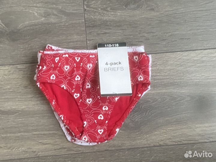 Комплект трусы для девочки 110-116, 122-128 Новые
