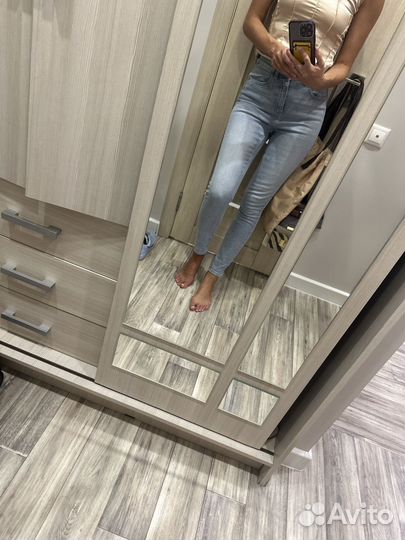 Джинсы zara скини 36