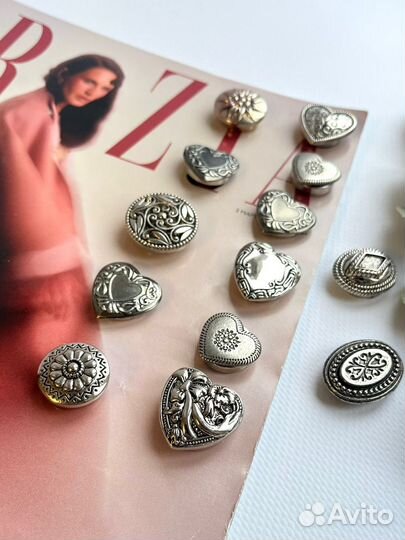 Винтажные накладки на пуговицы
