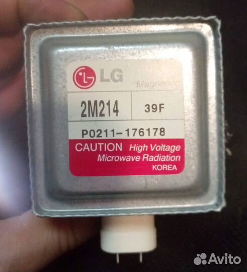 Магнетрон для свч печи LG 2M214 (240GP)