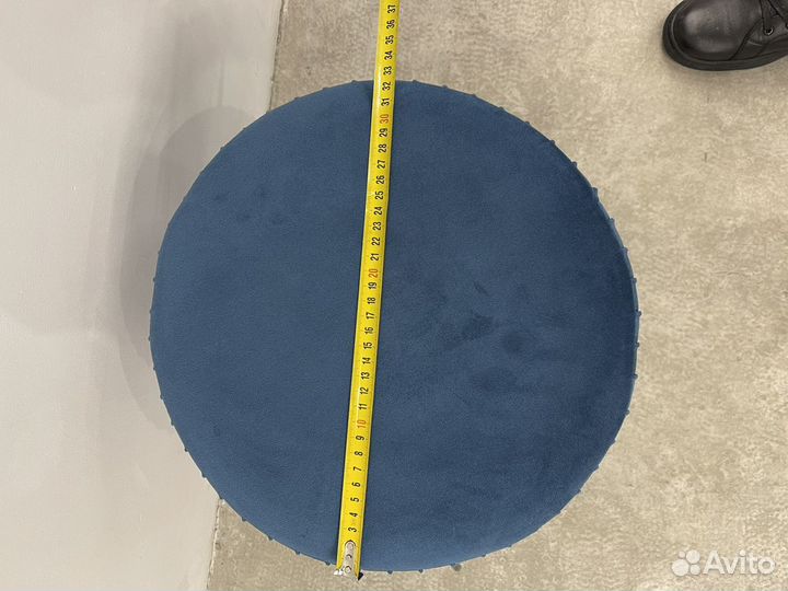 Пуфик синий